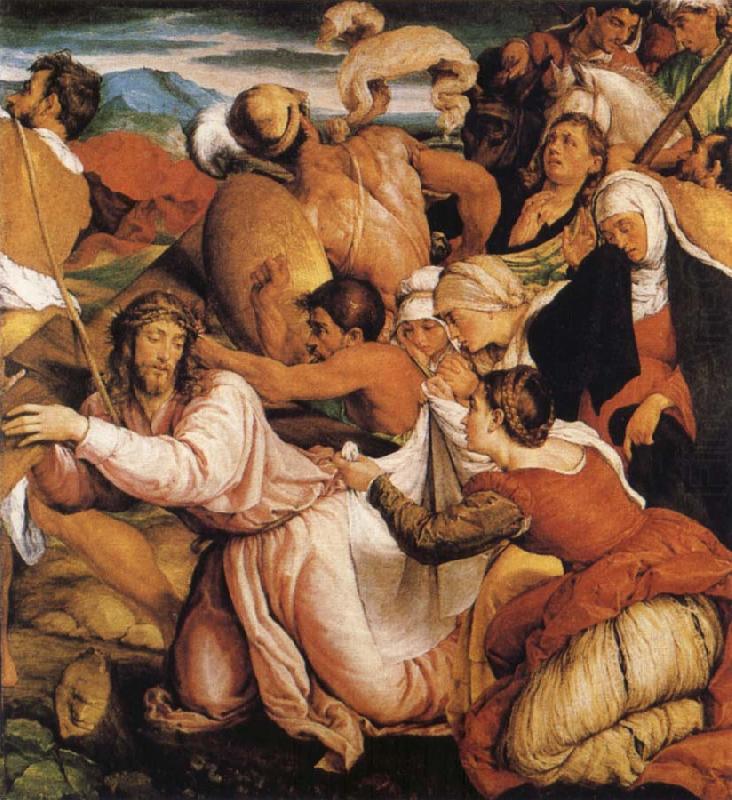 The Procession to Calvary, Jacopo Bassano